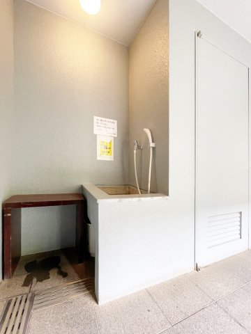 ペット足洗い場