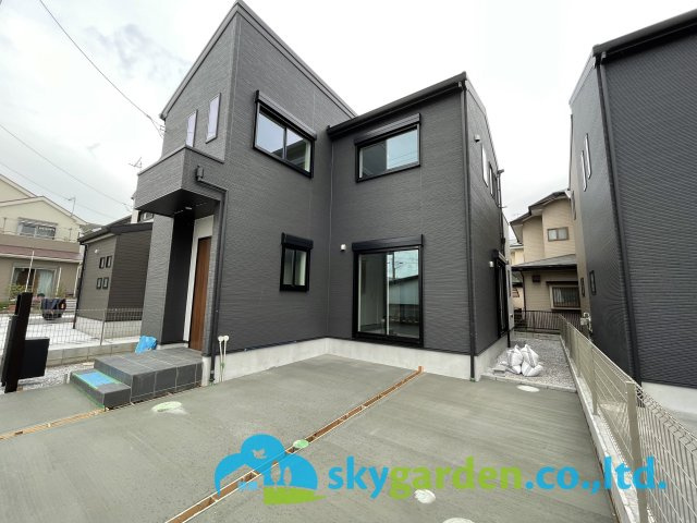 平塚市広川　新築戸建　全4棟3号棟の外観|外観も気になるポイント