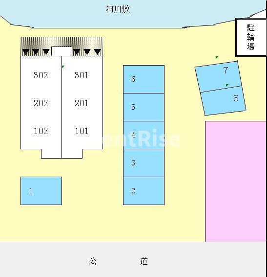 リバーサイド大江の駐車場|駐車場
