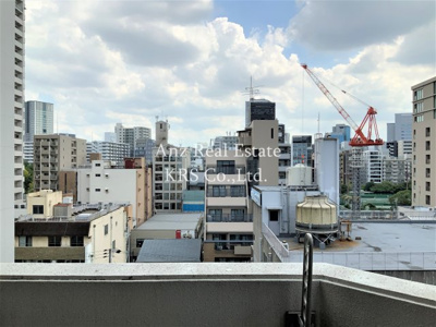 【展望】 | リーガル京町堀Ⅱ | 8階南向きのバルコニーからの眺めです♪