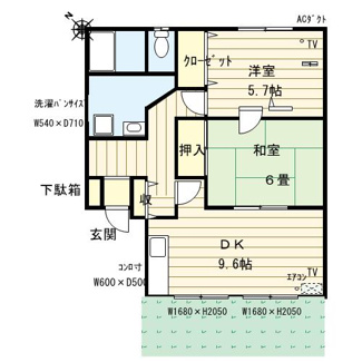 【間取り】 | セジュール２１Ｅ棟