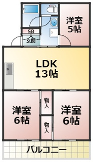 【間取り】 | グレイス堅田