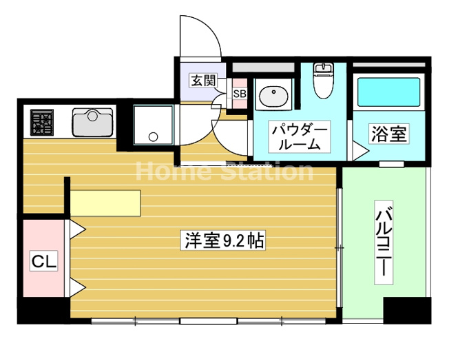【間取り】 | エルミタージュ福島