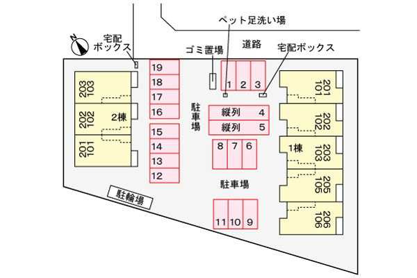 フォレスタα　　　刈谷市近郊の賃貸はクラスホームの駐車場