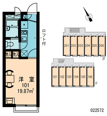 【区画図】 | レオパレス九番町