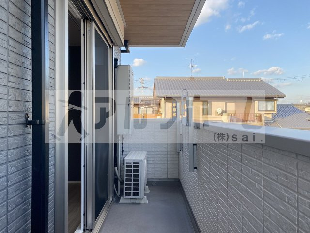 D-room福万寺のバルコニー