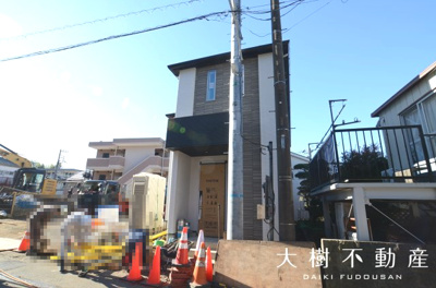 【外観】 | 海老名市国分南2丁目 新築戸建て 全1棟　【仲介手数料無料】 | ※令和5年11月中旬に撮影