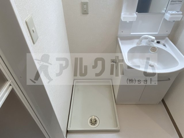 クレール萱振Cの洗面所