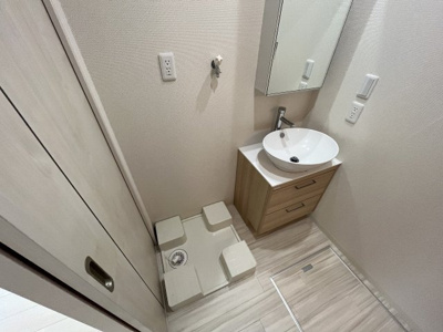 【洗面所】 | フジパレス下新庄駅東３番館 | 洗面所です