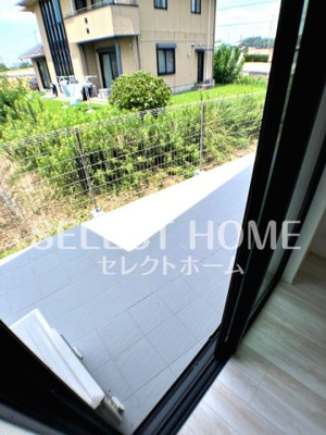 【バルコニー】 | ラフィネ岡崎 | 広々としたバルコニーです