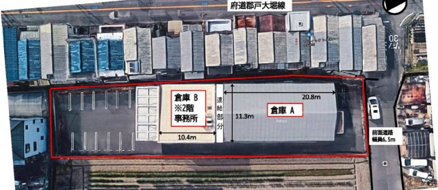 松原市一津屋　貸倉庫274374の間取り