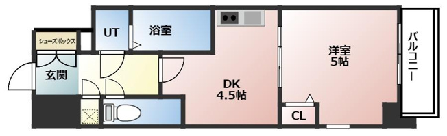 【間取り】 | ファーストフィオーレ難波南パークサイド
