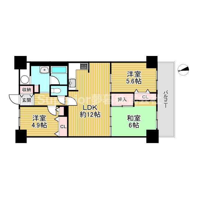 【中古マンション】ネオコーポ大津湖城が丘B棟