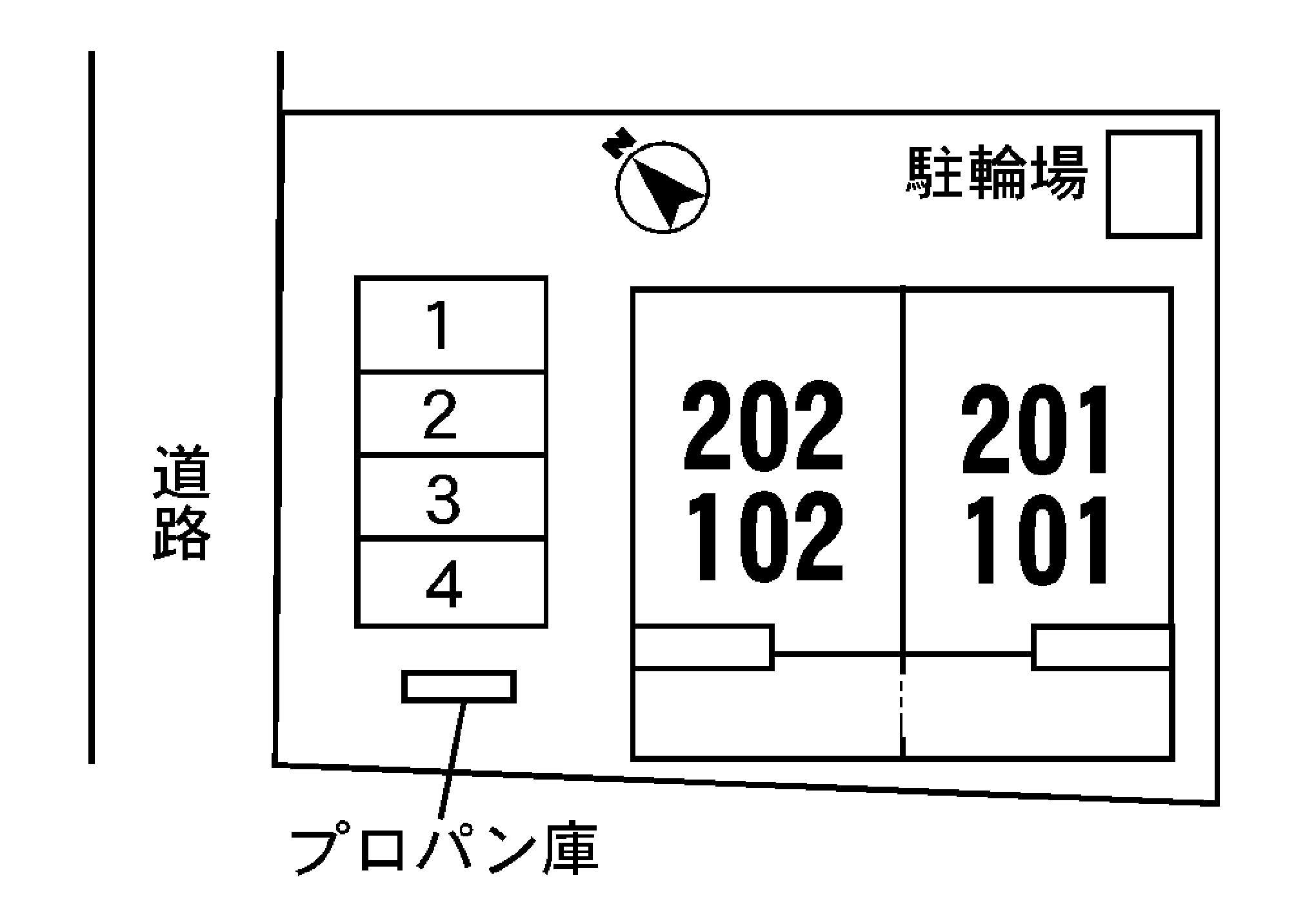 ベルソーレの区画図