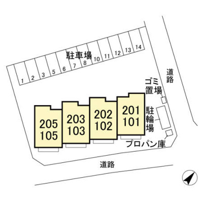 【区画図】 | ディアコートK