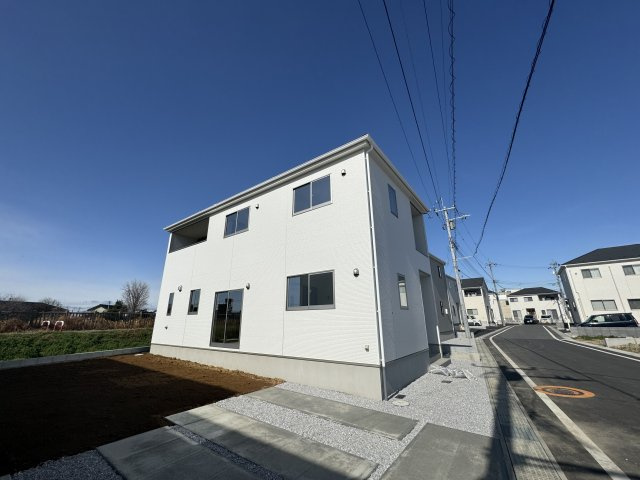 新築　前橋市下細井町1期　2号棟の外観|現地写真　完成しました！ご内覧等、お気軽にお問合せください♪　
