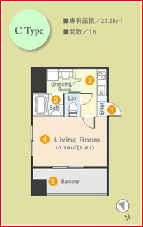 【間取り】 | プロミエ秋葉原