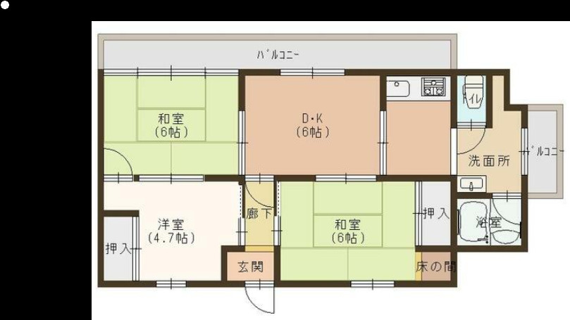 メゾン白鷺の間取り