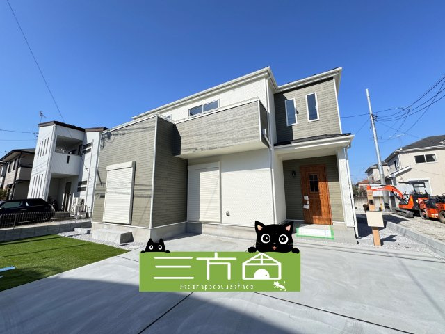 新築　高崎市八千代町2期　Heartful　Town　C号棟の外観|現地写真　完成しました！ご内覧等、お気軽にお問合せください♪　
