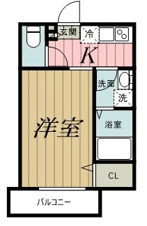 MELDIA東千葉Ⅲの間取り
