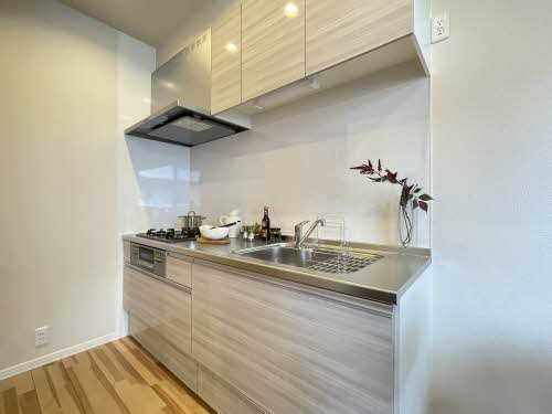 熊本市南区近見８丁目のアパートのキッチン