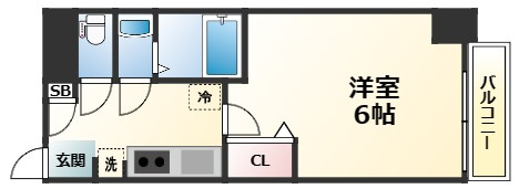 【間取り】 | Le-Bear天王寺東