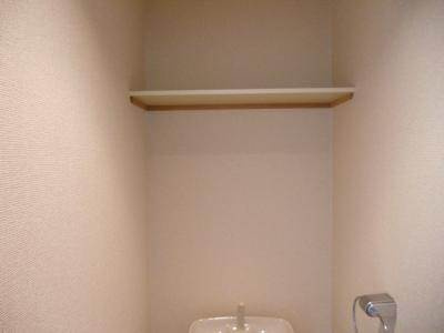 SHICATA　SEPT　BLDG（シカタセットビルディング）の内装|トイレ上部棚