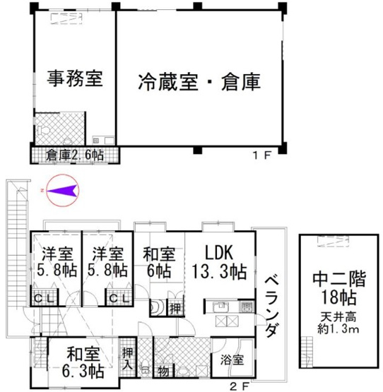 【間取り】 | S60273-明徳