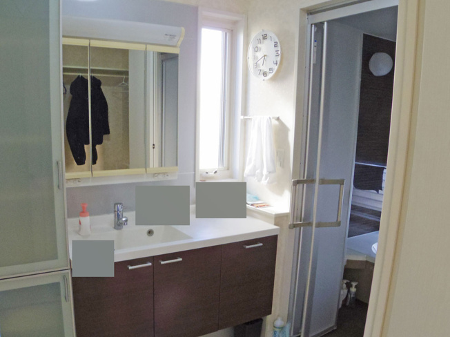 【独立洗面台】 | 御殿場市川島田 中古住宅 EH04901 | 御殿場市川島田　1F洗面化粧台