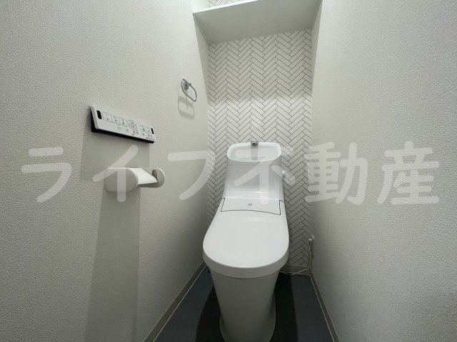 クリエオーレ菱江Ⅱのトイレ|コンパクトで使いやすいトイレです