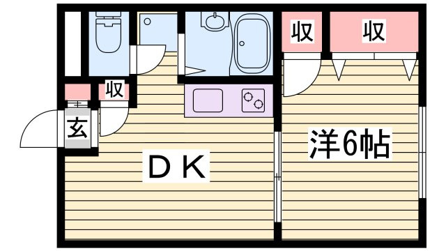 Uグレース飾磨の間取り