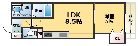【間取り】 | ピレーネ諸口