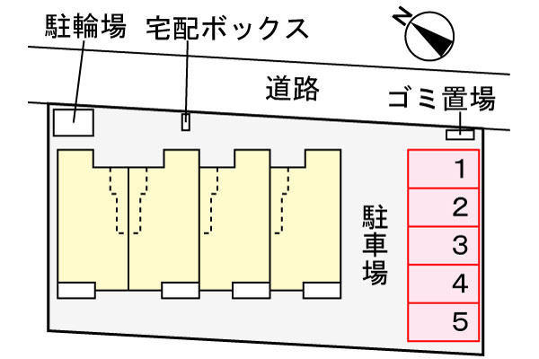 カーサ・フォーリストの区画図