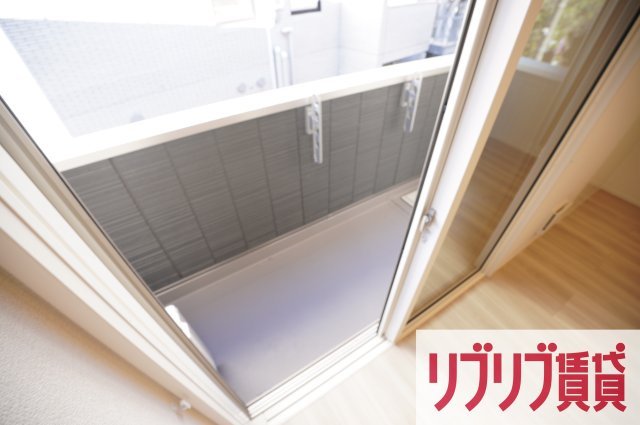 D-room弁天3丁目　C棟のバルコニー