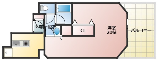 【間取り】 | セブンフロアハイツ