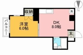 しらさぎマンションⅡの間取り|間取り図