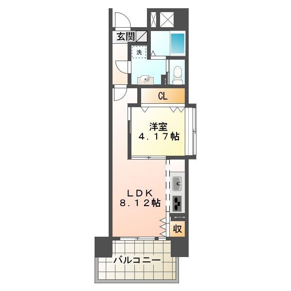 スカイ・シーフロント塩屋の間取り