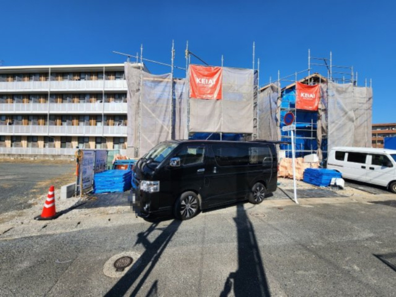ケイアイ　 Fit－フィット－小倉北区明和町　【小倉北区　新築戸建て】の駐車場|現地撮影　2023,11,20　ケイアイ　 Fit－フィット－小倉北区明和町　【小倉北区　新築戸建て】
