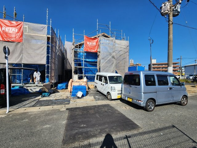 ケイアイ　 Fit－フィット－小倉北区明和町　【小倉北区　新築戸建て】の駐車場|現地撮影　2023,11,20　ケイアイ　 Fit－フィット－小倉北区明和町　【小倉北区　新築戸建て】
