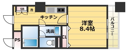 【間取り】 | メゾン・ド・ヴィレ大阪城公園前