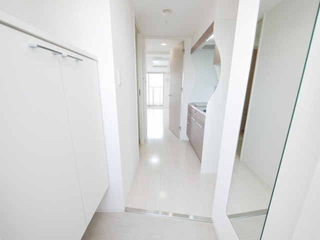 大阪市阿倍野区天王寺町南２丁目の賃貸マンションの玄関