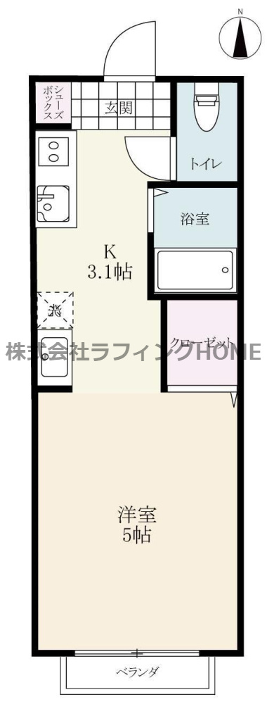 オレンジコーポの間取り