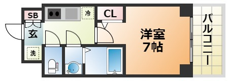 ソルテラスKOBE湊町の間取り