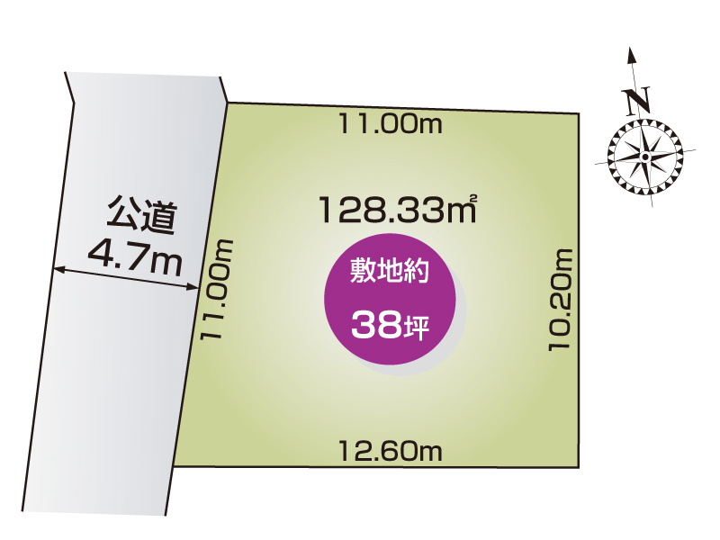 【区画図】熊谷市小曽根195-1