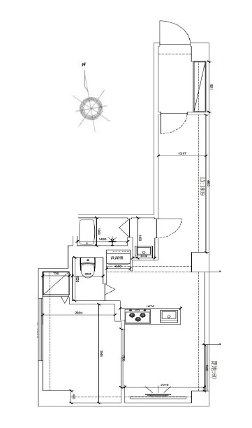 新宿フラワーハイホームの間取り