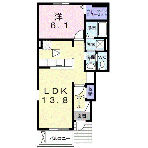 モンターニュの間取り|間取図