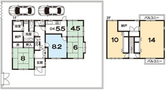 【間取り】 | 岩倉大鷺町　中古戸建【注文住宅】