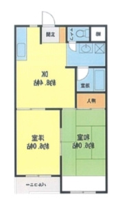 【間取り】 | 第3入江ビル東雲壱番館