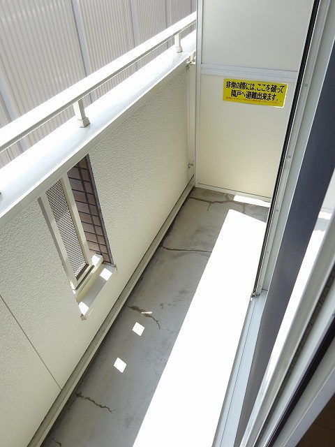 ラークハウスのバルコニー