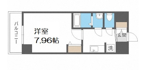 【間取り】 | ラヴィータ難波元町